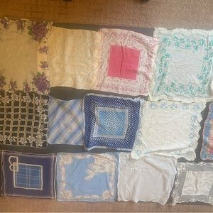 Vintage hankies and/or doilies